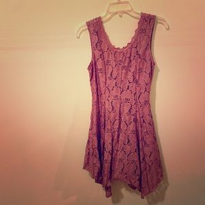 Altar’d State Pink Lace Dress